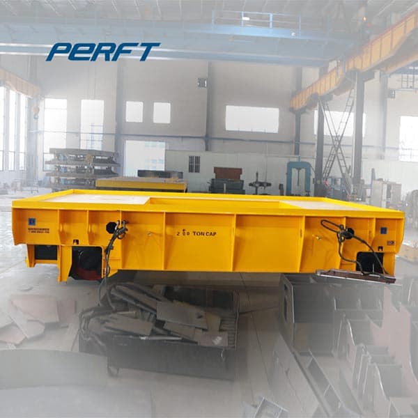 battery operated transfer trolley for handling heavy material 80t